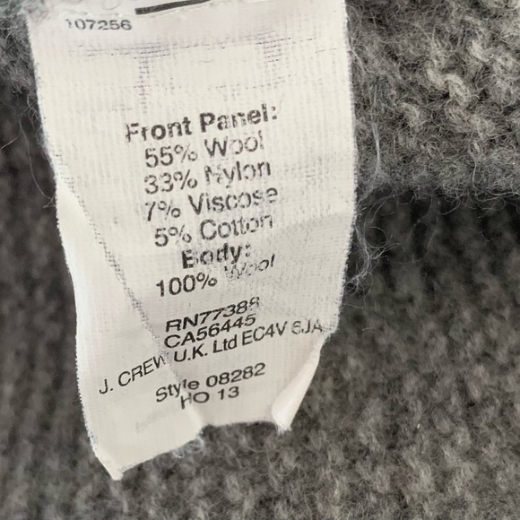 Madewell Boucle Panel Sweater Gray Size S - Picture 8 of 9